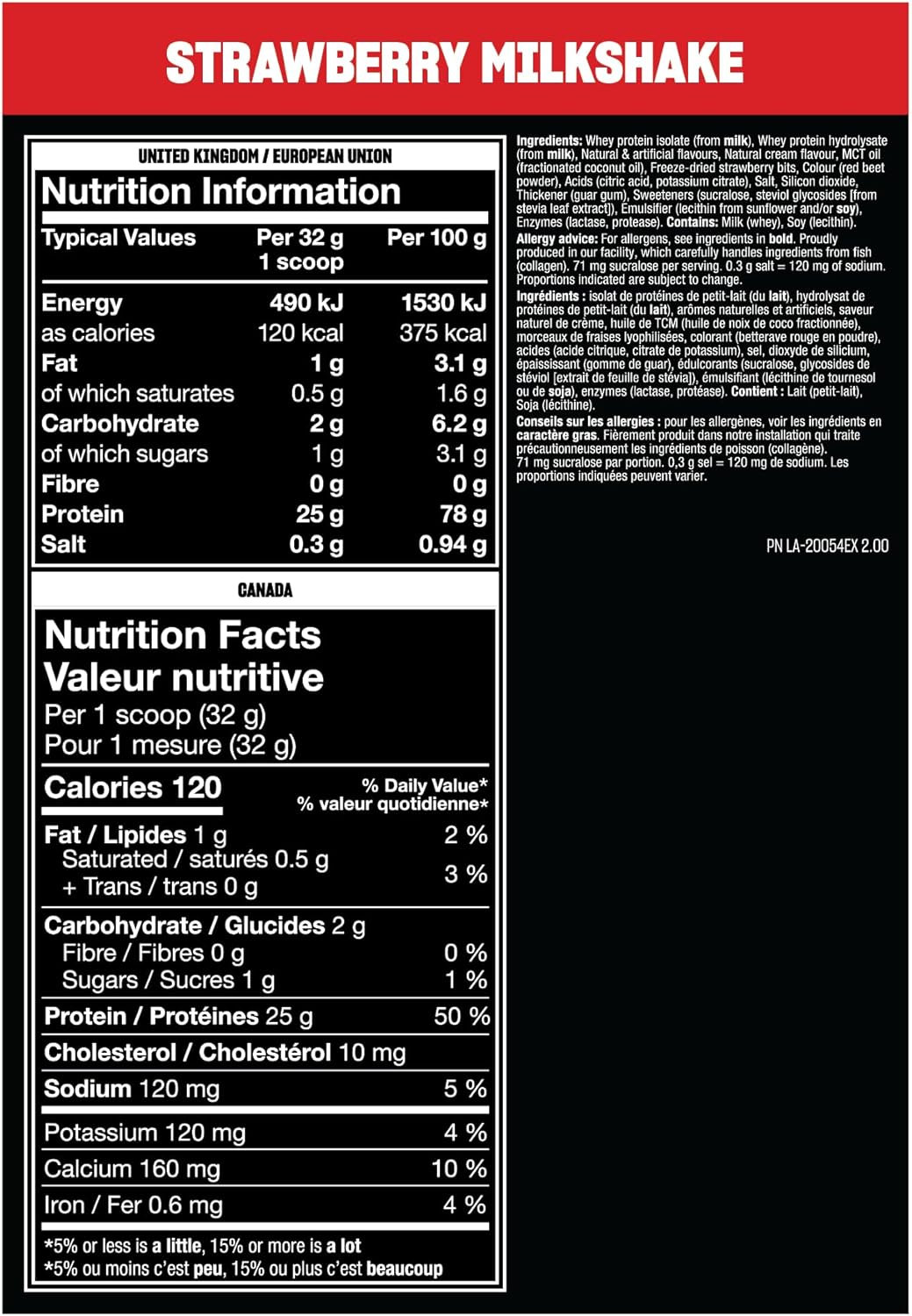 Mutant ISO Surge 5LB Whey Protein Isolate Shake