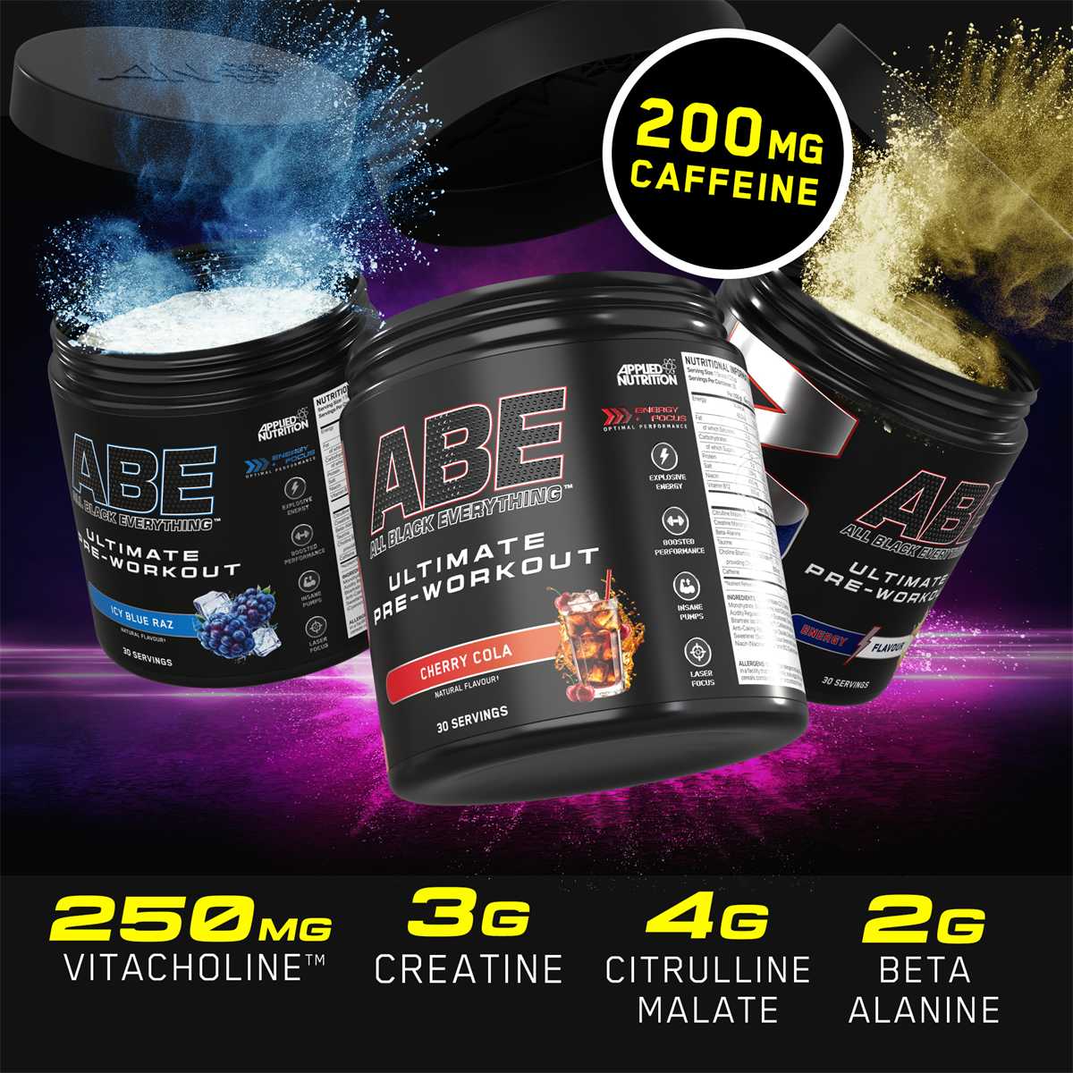 APPLIED NUTRITION ABE (ALL BLACK EVERYTHING) 375G