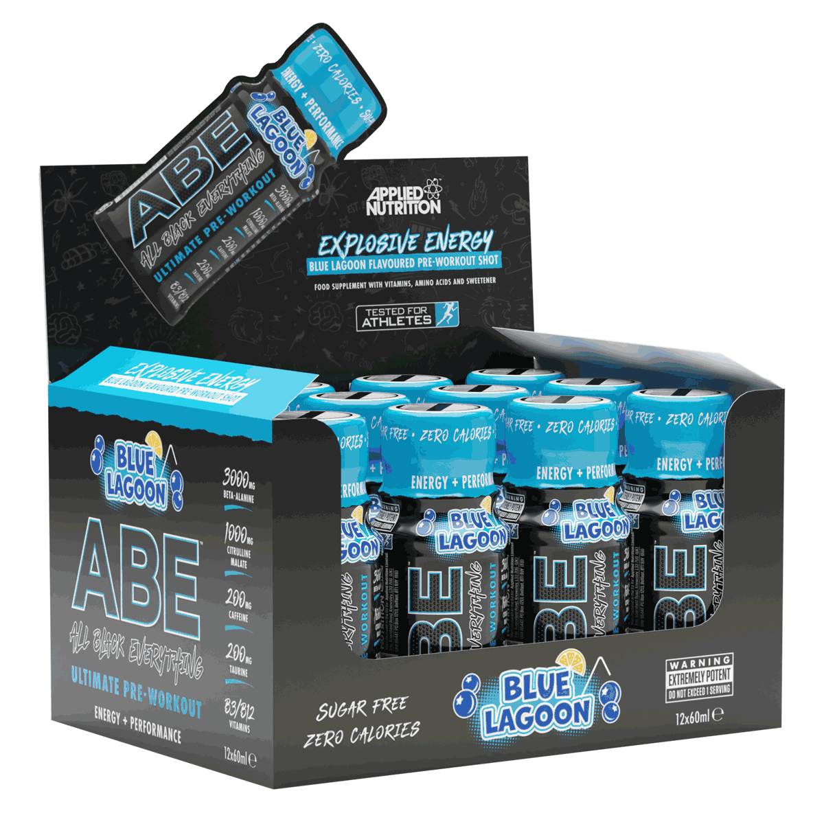 APPLIED NUTRITION ABE (ALL BLACK EVERYTHING) SHOT 12X60ML