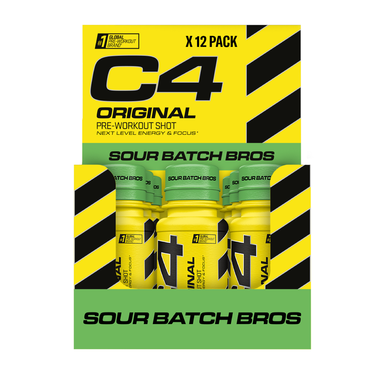 CELLUCOR C4 ORIGINAL PRE-WORKOUT SHOTS 12X60ML