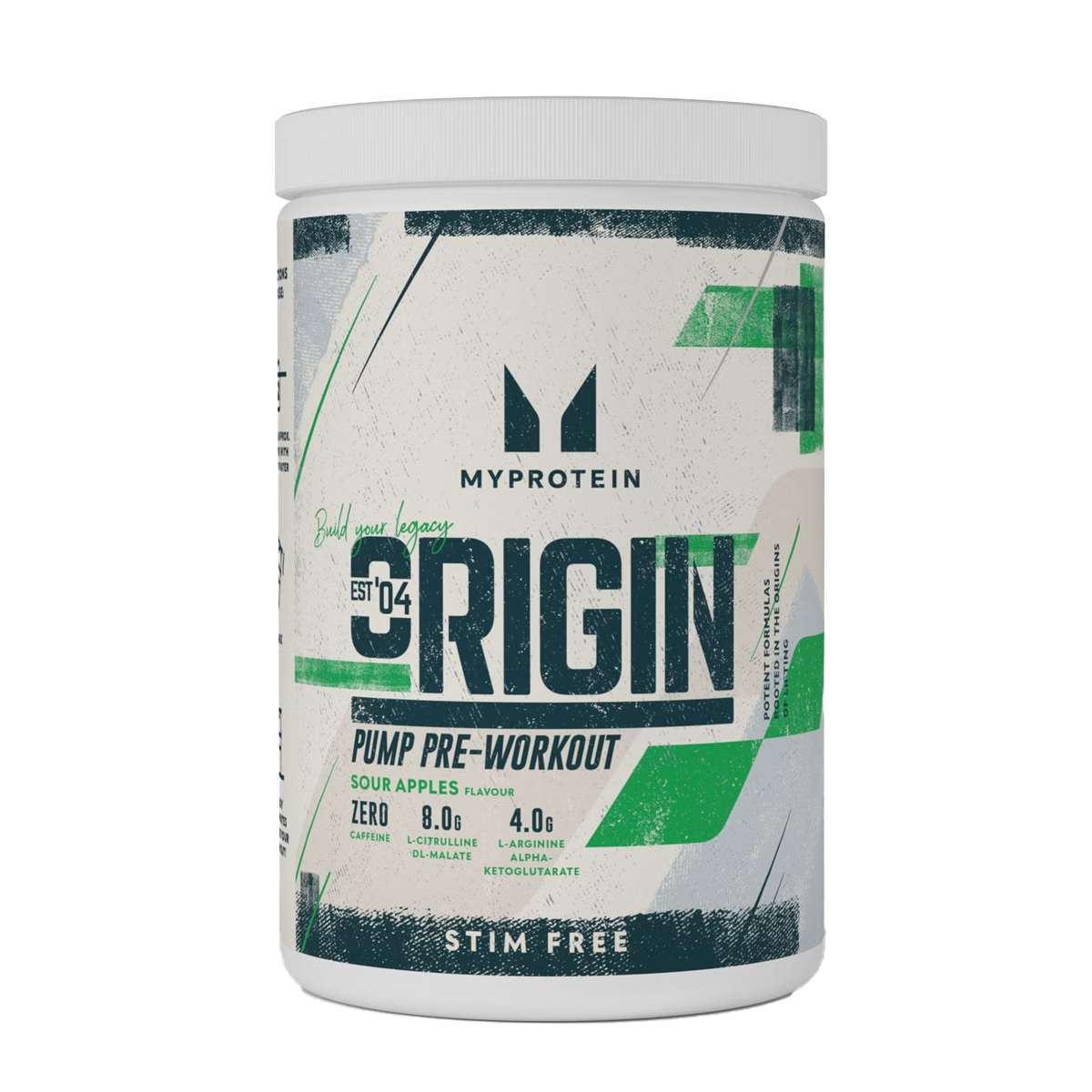 MYPROTEIN ORIGIN PRE-WORKOUT STIM-FREE 600G