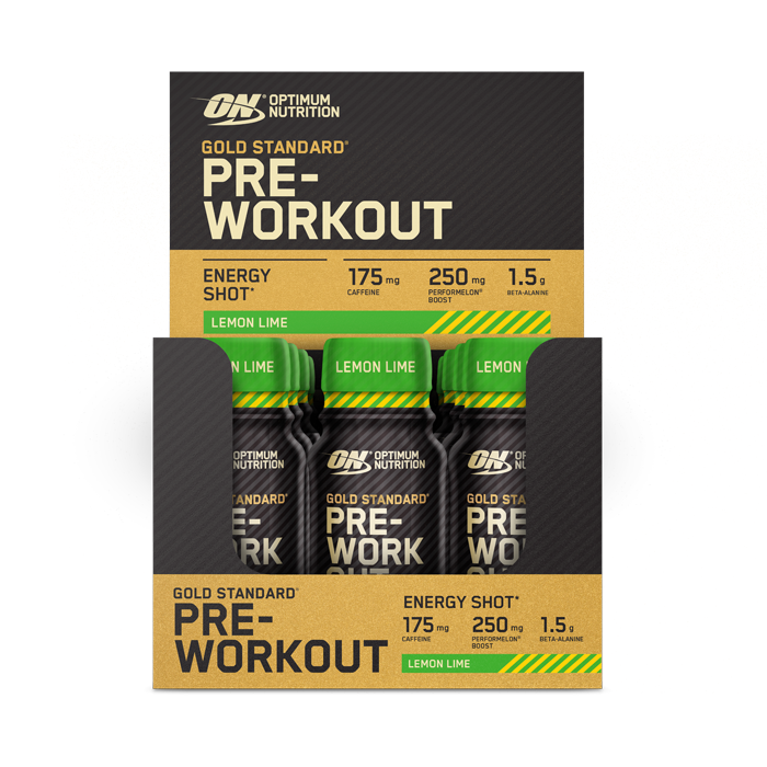 OPTIMUM NUTRITION GOLD STANDARD PRE-WORKOUT SHOT 12X60ML