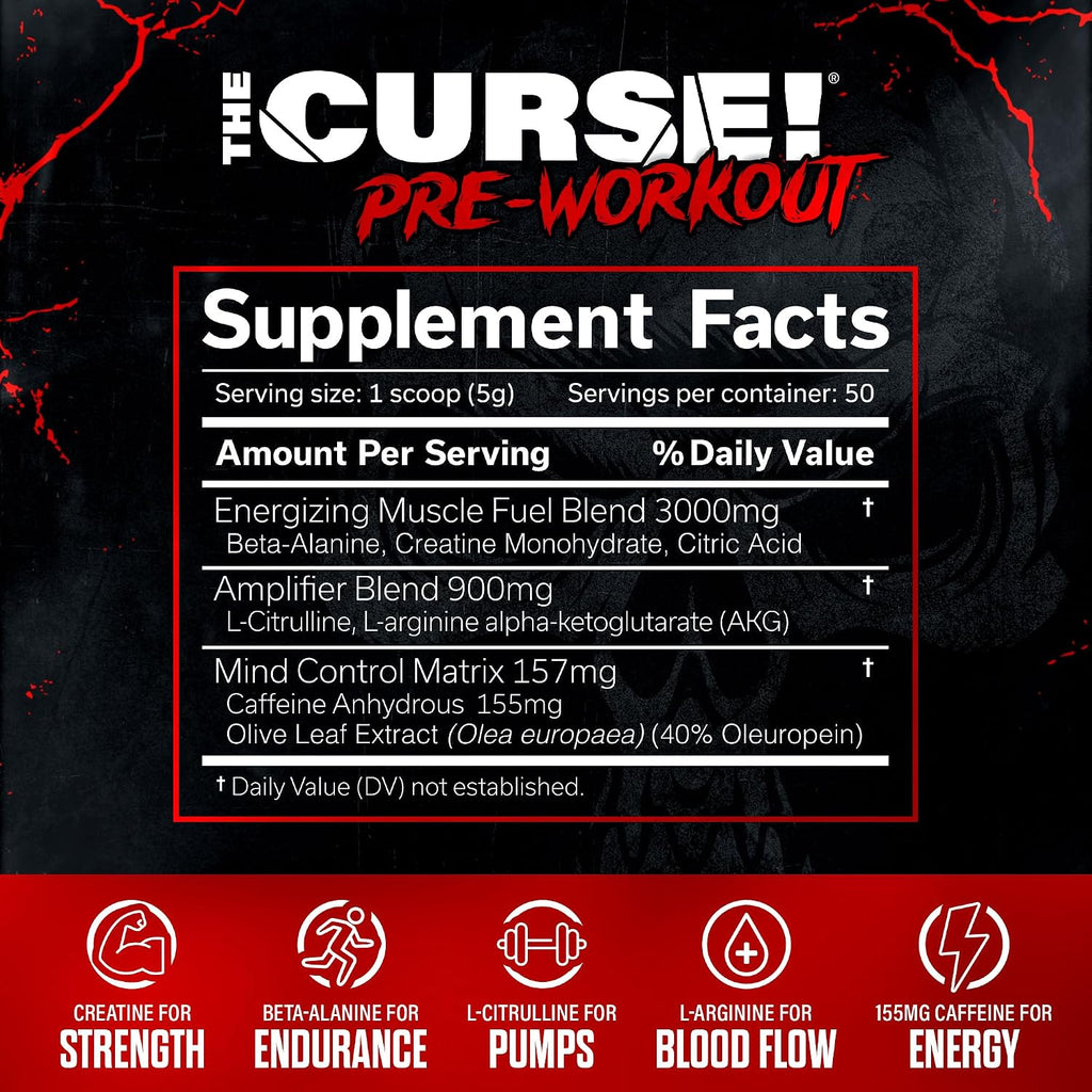 JNX SPORTS THE CURSE! Pre Workout