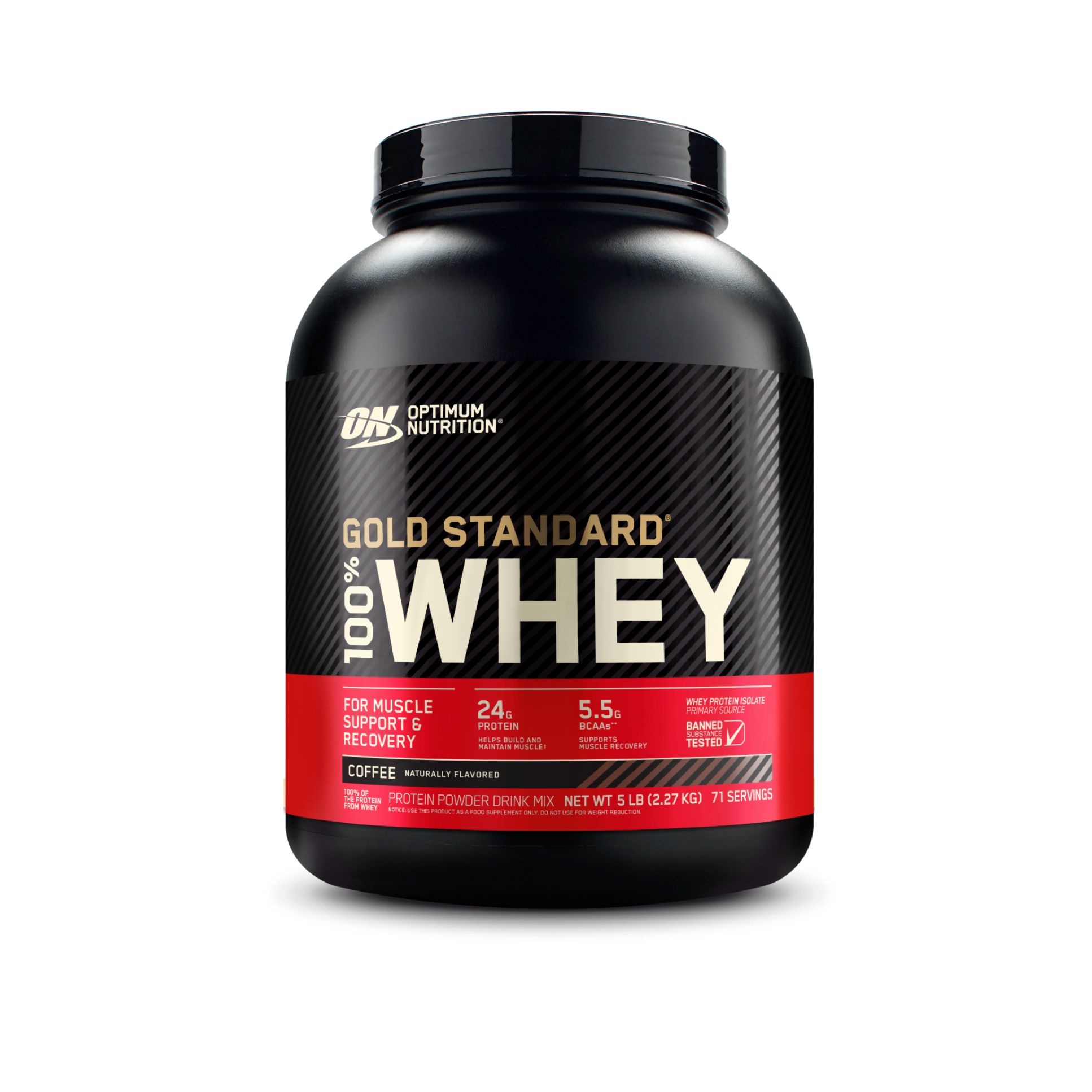 Optimum Nutrition Gold Standard Whey Protein - Coffee - 5 lb
