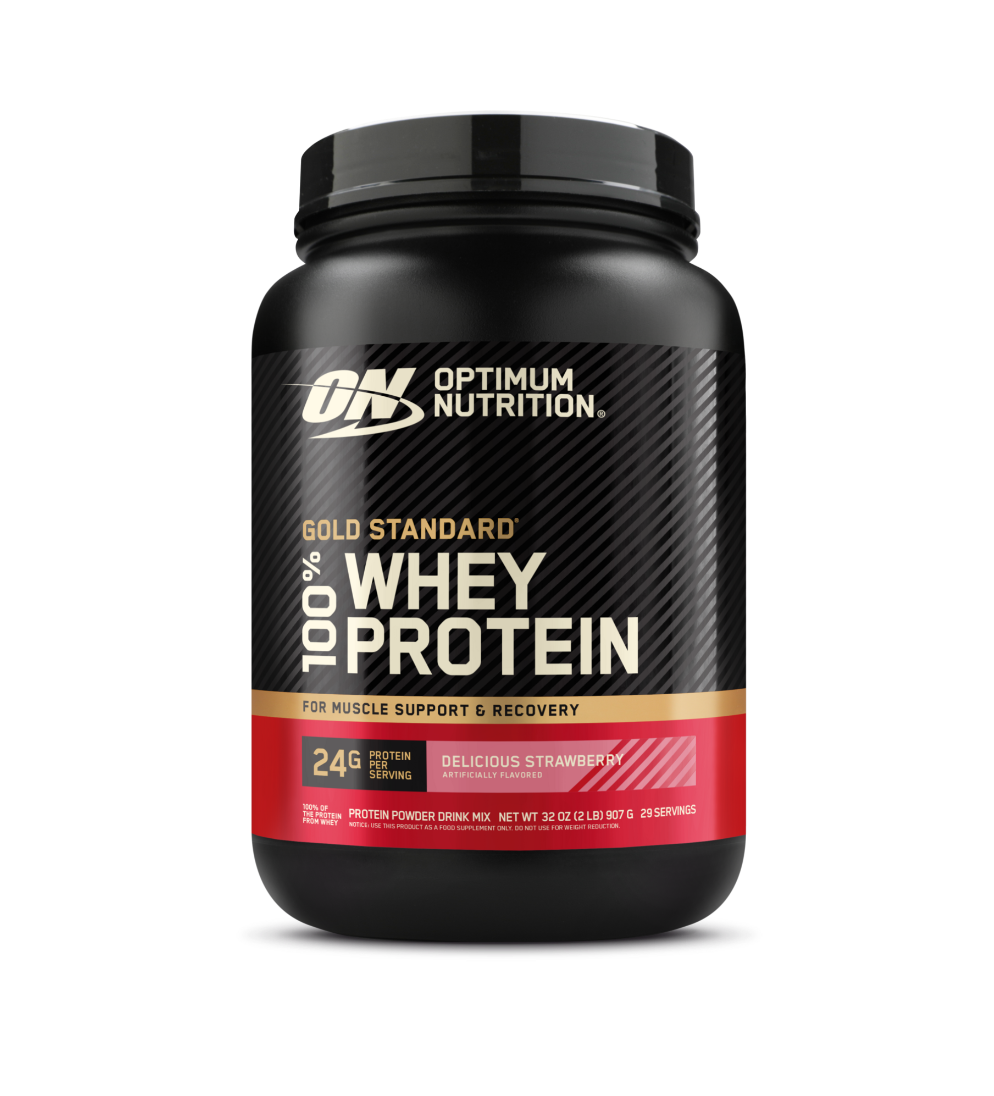 Optimum Nutrition Gold Standard Whey Protein - Strawberry - 2 lb