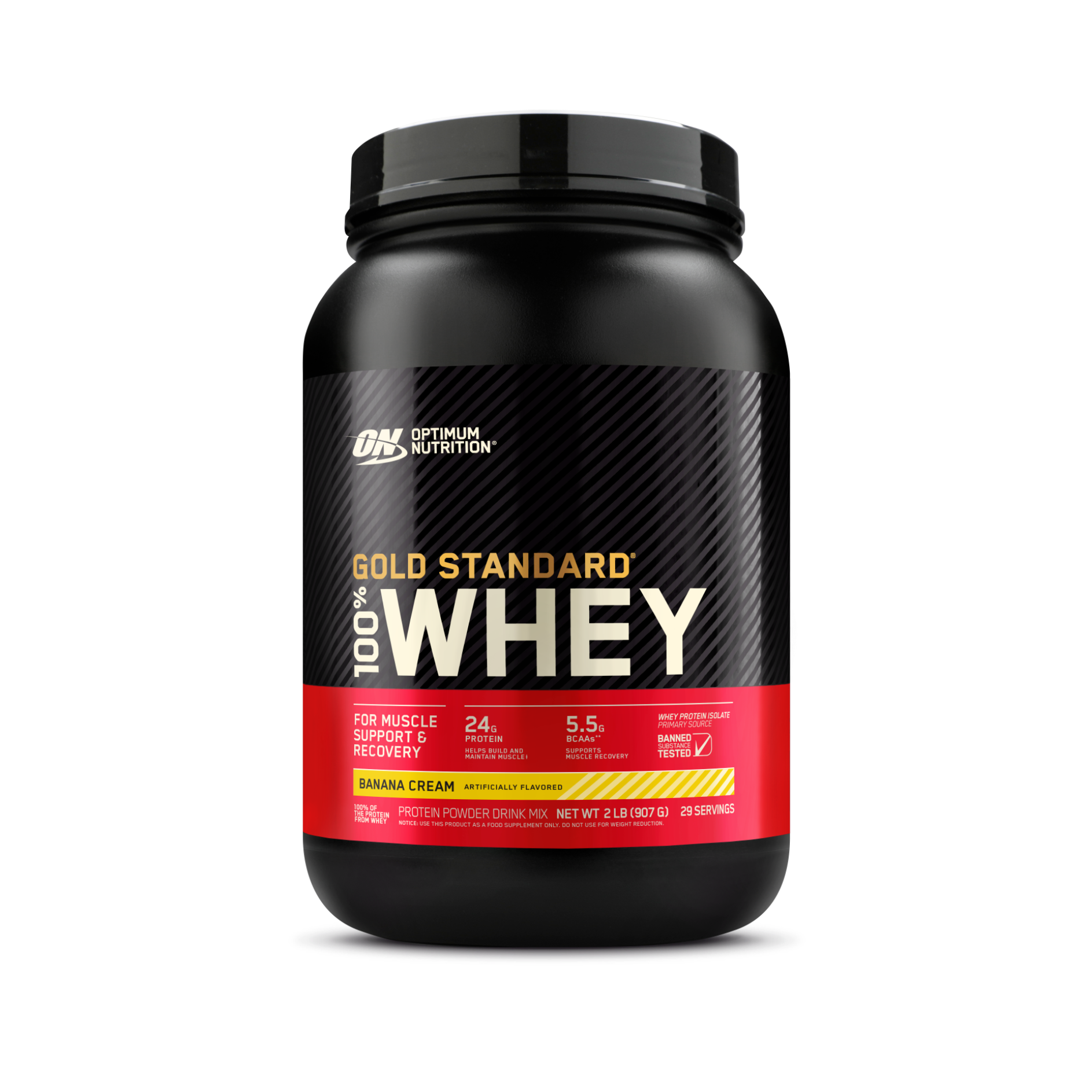 Optimum Nutrition Gold Standard Whey Protein - Banana - 2 lb