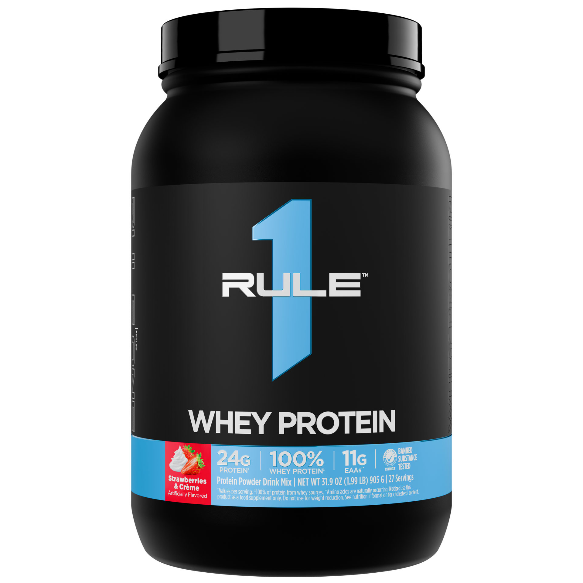 Rule One R1 Whey Protein 2 lb Strawberry