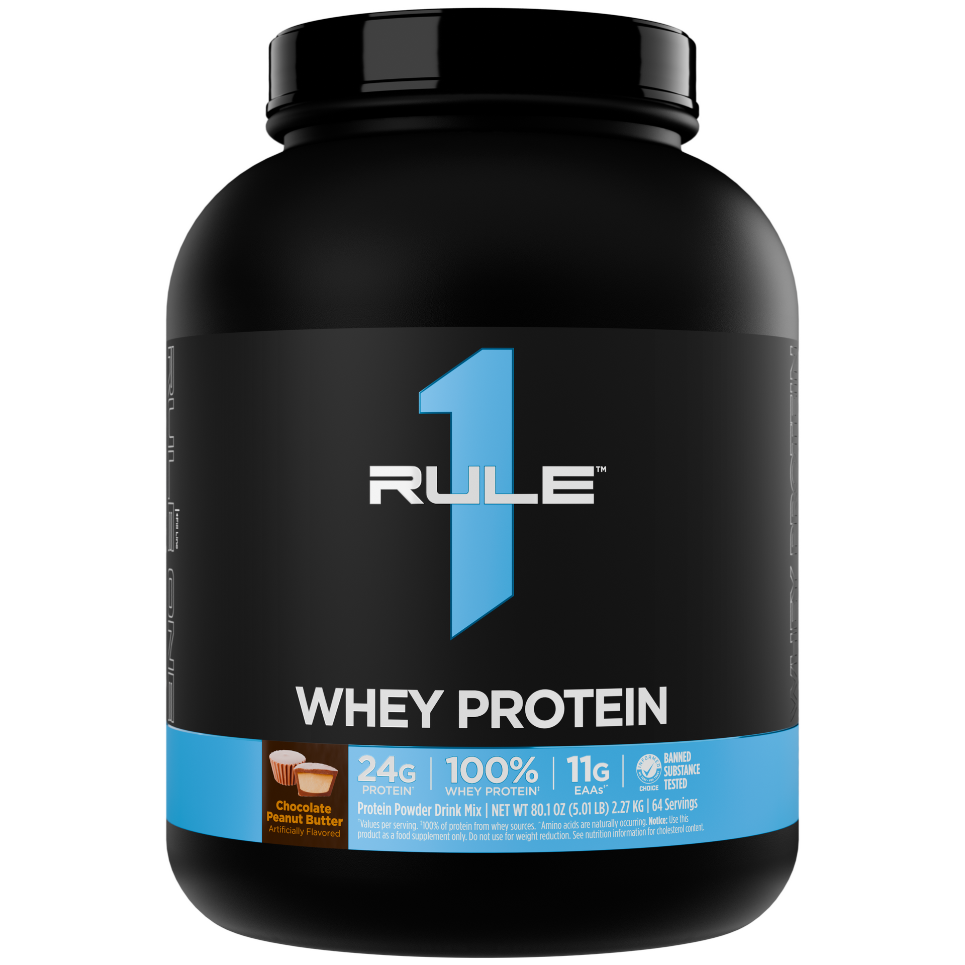 Rule One R1 Whey Protein 5 lb Chocolate Peanut Butter